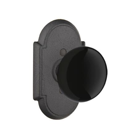 A large image of the Emtek 705MB Flat Black