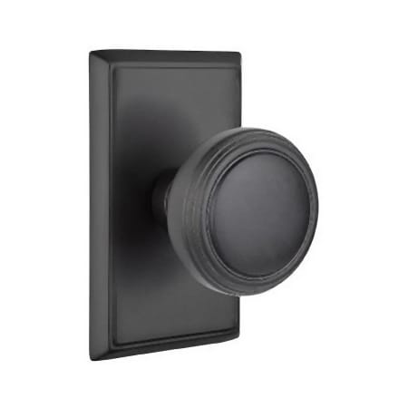 A large image of the Emtek 8121NW Flat Black