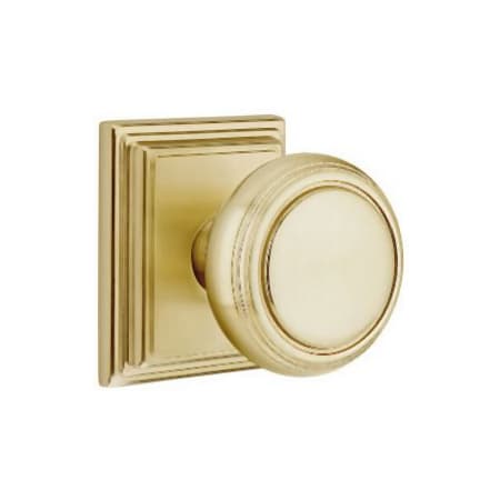 A large image of the Emtek 8561NW Satin Brass