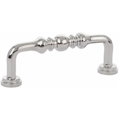 A large image of the Emtek 86128 Polished Nickel