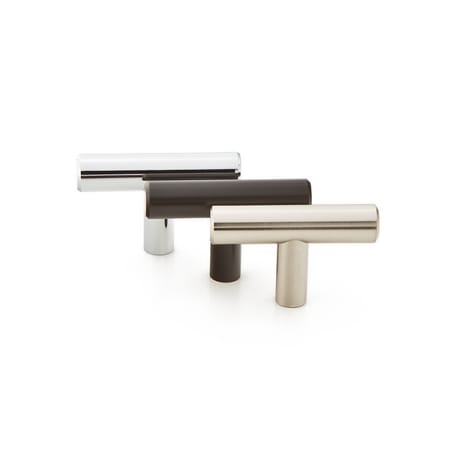 A large image of the Emtek 86357 Emtek Brass Bar Knob Finish Selection