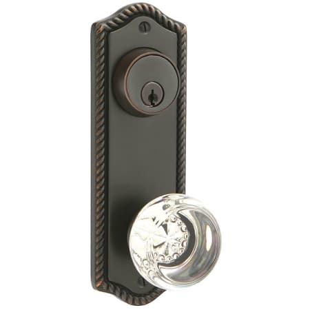 A large image of the Emtek 7091 Oil Rubbed Bronze