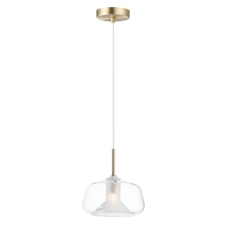 A large image of the ET2 E10042 Satin Brass / Clear
