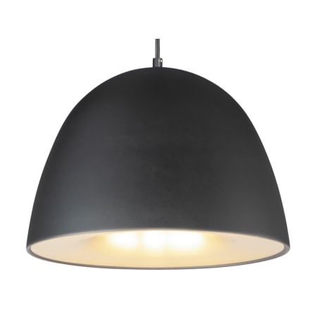 A large image of the ET2 E24914 Black / Satin Brass