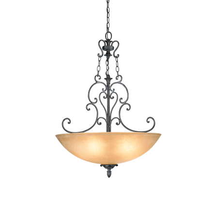 A large image of the Eurofase Lighting 15983 Bronze with Silver Accents
