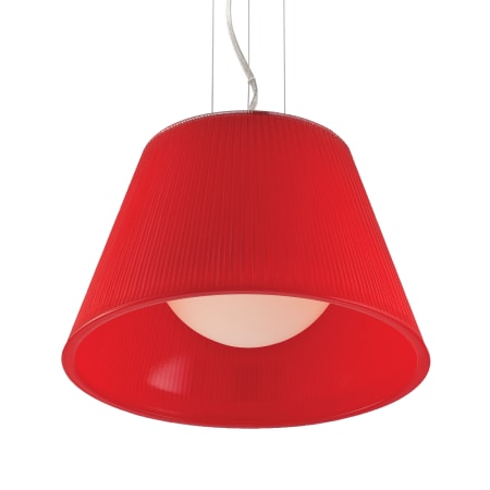 A large image of the Eurofase Lighting 23067 Chrome / Red