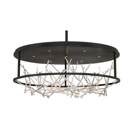 A large image of the Eurofase Lighting 38097 Black / Silver