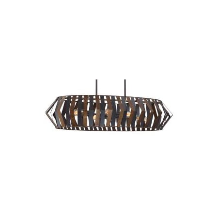 A large image of the Eurofase Lighting 38269 Wood / Bronze