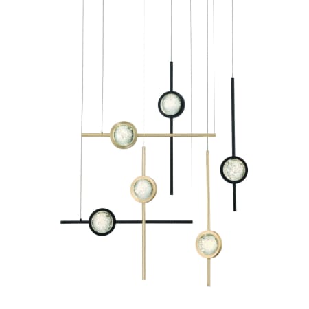 A large image of the Eurofase Lighting 47255 Gold / Black