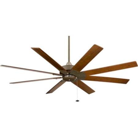 A large image of the Fanimation FP7910OB Oil Rubbed Bronze with Walnut Blades