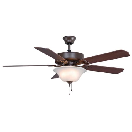 A large image of the Fanimation BP225OB Oil Rubbed Bronze with Cherry/Walnut Blades