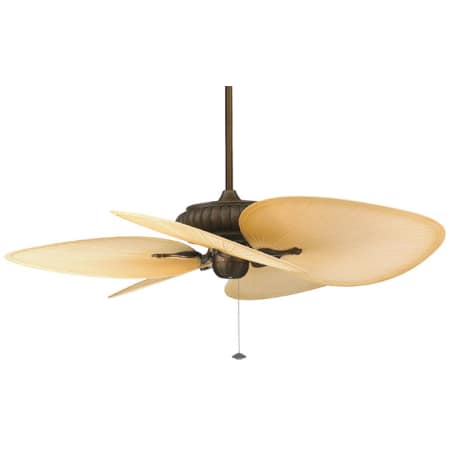 A large image of the Fanimation FP4320AZ / BPP1 Aged Bronze with Natural Blades