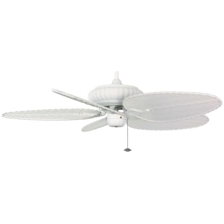 A large image of the Fanimation FP4320MW / BPD4MW Matte White with White Blades