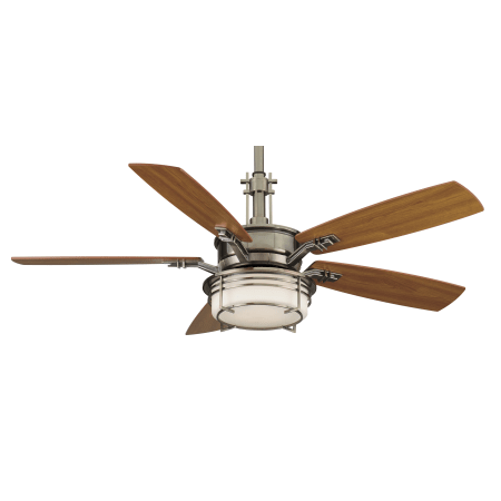 A large image of the Fanimation FP5220PW Pewter with Cherry/ Walnut Blades