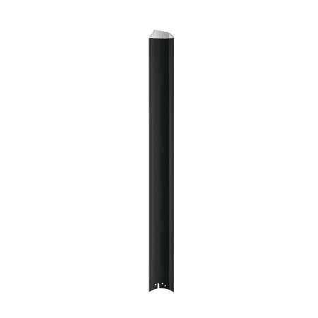 A large image of the Fanimation B7997-72W Black / Silver Tip