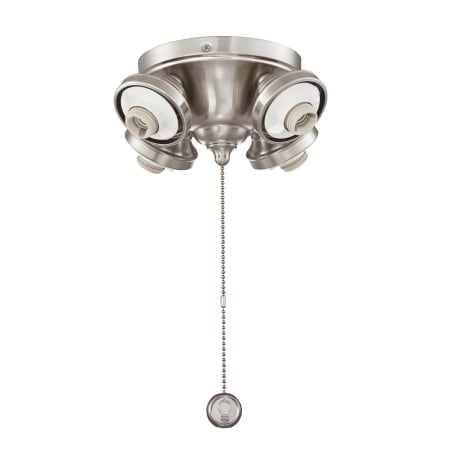 A large image of the Fanimation F8 Brushed Nickel