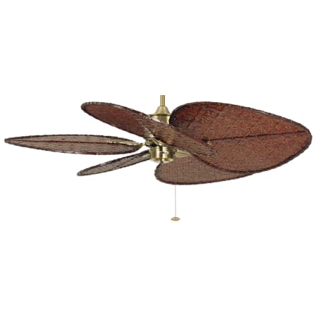 A large image of the Fanimation FP320AB / ISD1A Antique Brass with Antique Blades