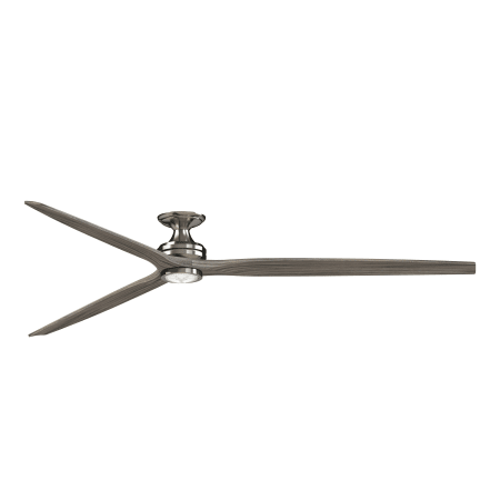 A large image of the Fanimation Spitfire DC-KIT-96-LK-F Brushed Nickel / Weathered Wood