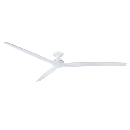 A large image of the Fanimation Spitfire DC-KIT-96-F Matte White / White Washed