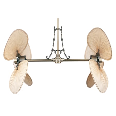 A large image of the Fanimation FP240AB / EP30AB / PAP1 / FLAB Antique Brass with Natural Palm Leaf Blades