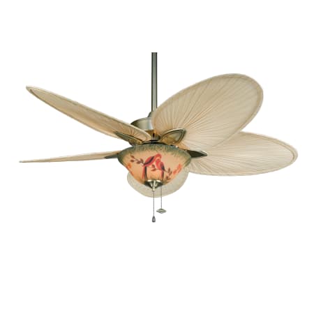 A large image of the Fanimation FP7500AB / F423AB / G439 Antique Brass with Natural Blades