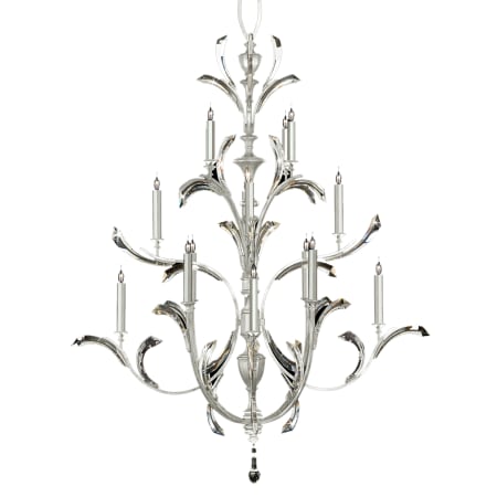 A large image of the Fine Art Handcrafted Lighting 702040 Silver Leaf