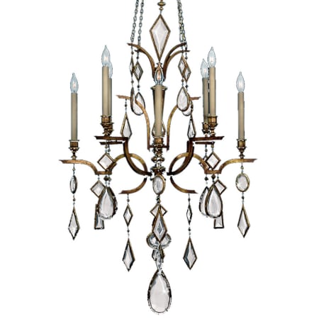 A large image of the Fine Art Handcrafted Lighting 708640-3ST Bronze Patina with Clear Crystal
