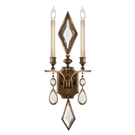 A large image of the Fine Art Handcrafted Lighting 718150-3ST Bronze Patina with Clear Crystal