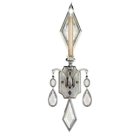 A large image of the Fine Art Handcrafted Lighting 728750-3ST Vintage Silver Leaf with Clear Crystal