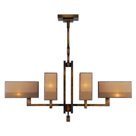 A large image of the Fine Art Handcrafted Lighting 734040ST Patinated Golden Bronze