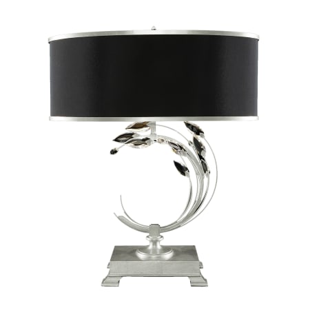 A large image of the Fine Art Handcrafted Lighting 771510 Silver Leaf / Black