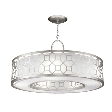 A large image of the Fine Art Handcrafted Lighting 780340 Silver Leaf / White