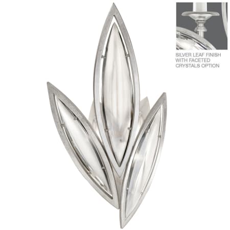 A large image of the Fine Art Handcrafted Lighting 849250-12ST Platinized Silver Leaf