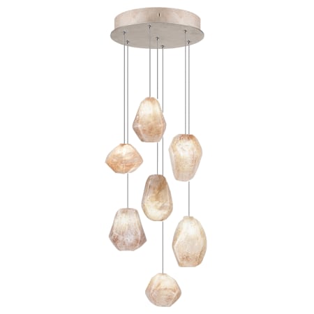 A large image of the Fine Art Handcrafted Lighting 852640-4L Gold Tone Silver Leaf