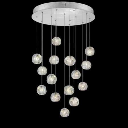 A large image of the Fine Art Handcrafted Lighting 853140-06L Silver Leaf