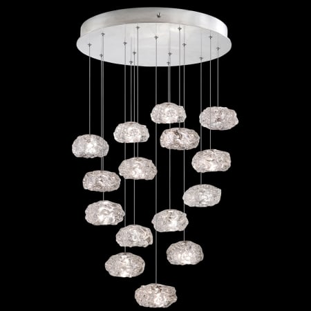 A large image of the Fine Art Handcrafted Lighting 853140-1L Silver Leaf