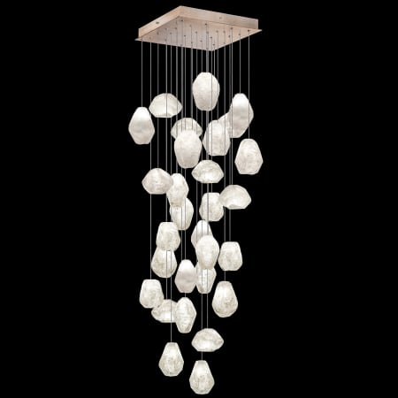 A large image of the Fine Art Handcrafted Lighting 853540-3L Gold Tone Silver Leaf