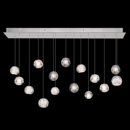 A large image of the Fine Art Handcrafted Lighting 853740-06L Silver Leaf