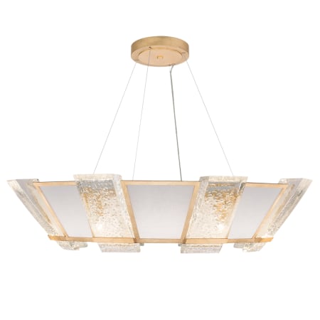 A large image of the Fine Art Handcrafted Lighting 890640-21ST Gold Toned Silver Leaf