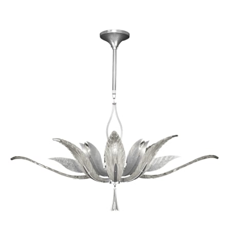 A large image of the Fine Art Handcrafted Lighting 893740 Silver Leaf / White