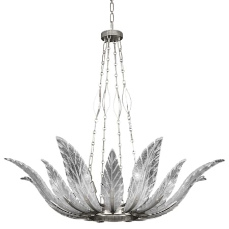 A large image of the Fine Art Handcrafted Lighting 894040 Silver Leaf / White