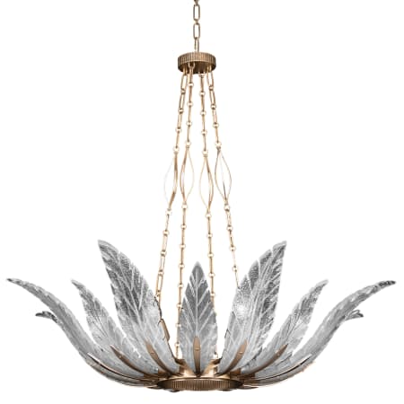 A large image of the Fine Art Handcrafted Lighting 894040 Gold Leaf / White