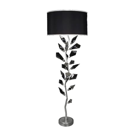 A large image of the Fine Art Handcrafted Lighting 909220 Silver Leaf / Black