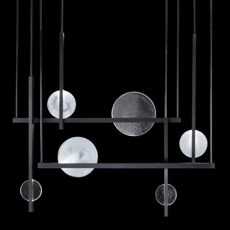 A large image of the Fine Art Handcrafted Lighting 922740 Black / Clear / White Glass