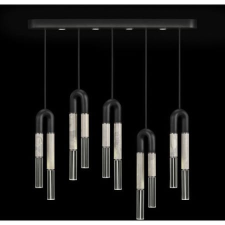 A large image of the Fine Art Handcrafted Lighting 923140 Black / Nickel / Smoke