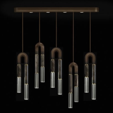 A large image of the Fine Art Handcrafted Lighting 923140 Bronze / Brass / Charcoal