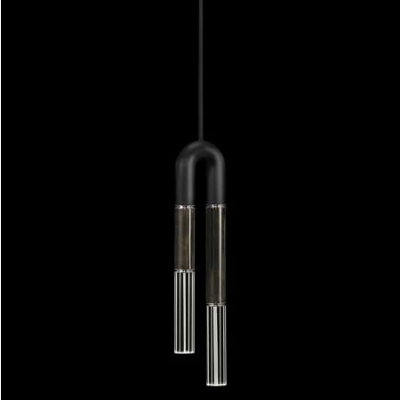 A large image of the Fine Art Handcrafted Lighting 923340 Black / Nickel / Charcoal