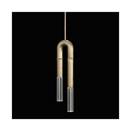 A large image of the Fine Art Handcrafted Lighting 923340 Gold Leaf / Nickel / No Parchment