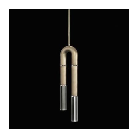 A large image of the Fine Art Handcrafted Lighting 923340 Soft Gold Leaf / Nickel / No Parchment