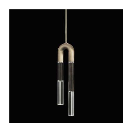 A large image of the Fine Art Handcrafted Lighting 923340 Soft Gold Leaf / Nickel / Charcoal